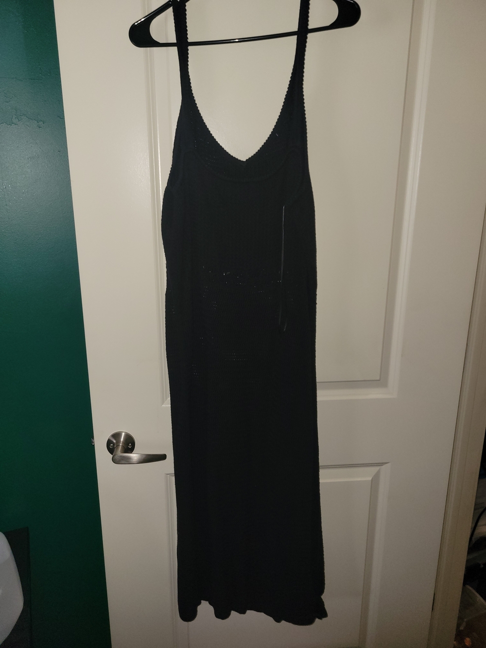 Old Navy Black Sleeveless V-Neck Maxi Sundress